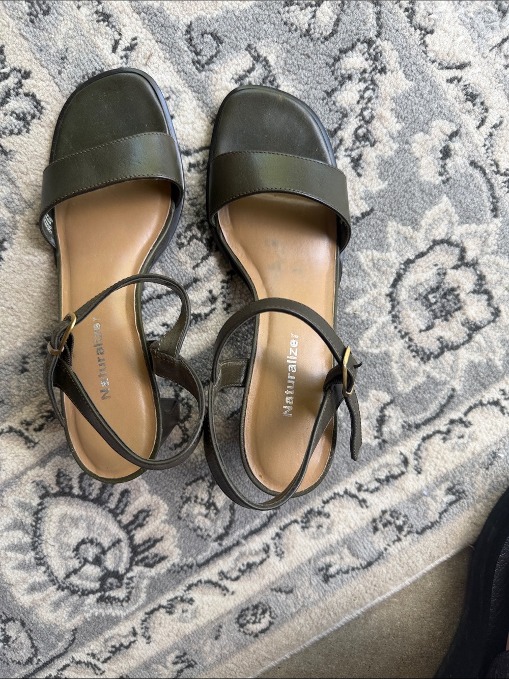 Naturalizer Olive Leather Slingback Sandals 71/2 M